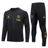 PSG x Jordan 2023-24 Black Soccer Jacket + Pants Men's