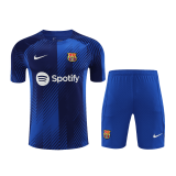 Barcelona 2023-24 Pre-Match Soccer Jerseys + Short Men's