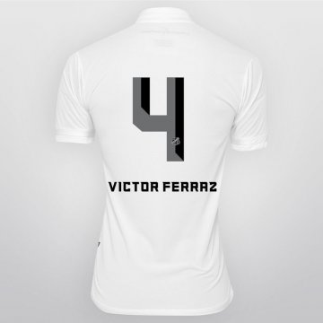 2016-17 Santos Home White Football Jersey Shirts Victor Ferraz #4