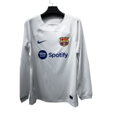 #Long Sleeve Barcelona 2023-24 Away Soccer Jerseys Men's