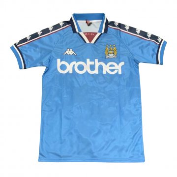 1998-1999 Manchester City Retro Home Men's Football Jersey Shirts