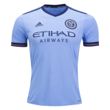 2017-18 New York City FC Home Blue Football Jersey Shirts
