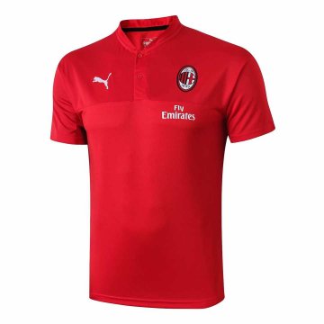 2019-20 AC Milan Red Men's Football Polo Shirt [9112459]