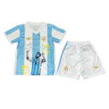 #Special Edition Argentina 2025 Messi Soccer Jerseys + Short Kid's