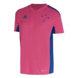 Cruzeiro 2022-23 Camisa Outubro Rosa Pink Soccer Jerseys Men's