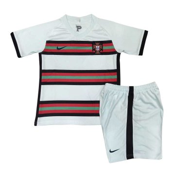2020 Portugal Away Kids Football Kit(Shirt+Shorts)