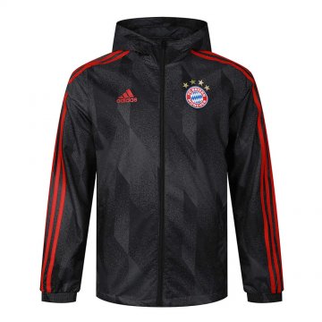 2021-22 Bayern Munich Black All Weather Windrunner Jacket Men's