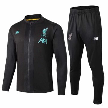 2019-20 Liverpool Dark Grey Men's Football Training Suit(Jacket + Pants)
