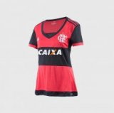 2017-18 Flamengo Home Women Red&Black Football Jersey Shirts