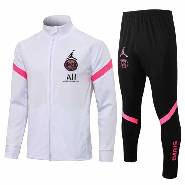 2021-22 PSG x Jordan White II Football Training Suit (Jacket + Pants) Men's