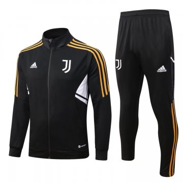 Juventus 2022-23 Black Soccer Jacket + Pants Men's