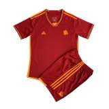 Roma 2023-24 Home Soccer Jerseys + Short Kid's