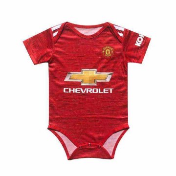 2020-21 Manchester United Home Red Baby Infant Football Suit
