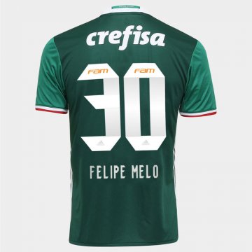 2016-17 Palmeiras Home Green Football Jersey Shirts Felipe Melo #30