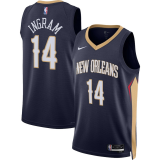 Brandon Ingram #14 New Orleans Pelicans 2022-23 Navy Jerseys - Icon Edition Men's
