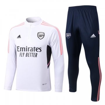 Arsenal 2022-23 White Soccer Training Suit Men's