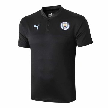 2019-20 Manchester City Black Men's Football Polo Shirt [39112173]