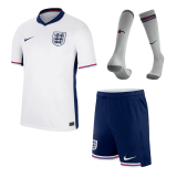 England 2024 Home EURO Soccer Jerseys + Short + Socks Kid's