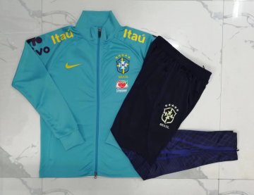 Brazil 2022 Light Blue Soccer Jacket + Pants Men's
