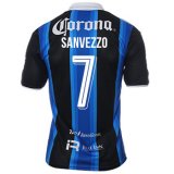 2016-17 Queretaro Home Blue Football Jersey Shirts Sanvezzo #7