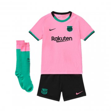 2020-21 Barcelona Third Kids Football Kit (Shirt + Shorts + Socks)
