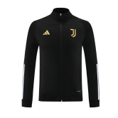 Juventus 2023-24 Black Soccer Jacket Men's