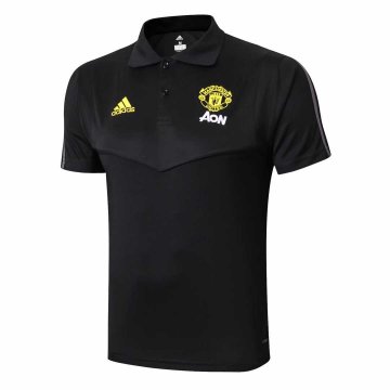 2019-20 Manchester United Black Men's Football Polo Shirt
