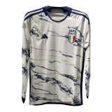 #Long Sleeve Italy 2023 Away Soccer Jerseys Men's