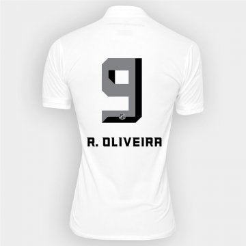 2016-17 Santos Home White Football Jersey Shirts R. Oliveira #9