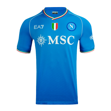 #Player Version Napoli 2023/24 Home Soccer Jerseys Men's