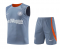 Inter Milan 2023-24 Light Grey Soccer Singlet + Short Men's