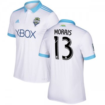 2017 Seattle Sounders Away White Football Jersey Shirts Morris #13