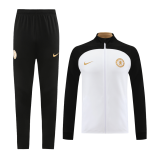 Chelsea 2023-24 White Soccer Jacket + Pants Men's