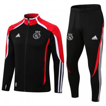 Ajax 2021-22 Teamgeist Black Soccer Training Suit Jacket + Pants Men's