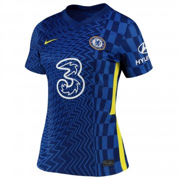 Chelsea 2021-22 Home Women's Soccer Jerseys