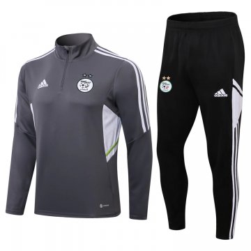 Algeria 2022-23 Teamgeist Grey Soccer Training Suit Men's