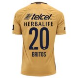 2016-17 Pumas Home Yellow Football Jersey Shirts Britos #20