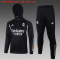 #Hoodie Real Madrid 2023-24 Black Soccer Sweatshirt + Pants Kid's