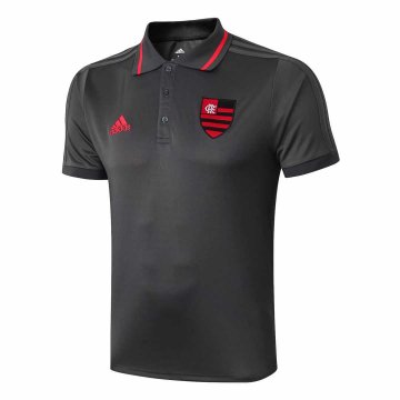 2019-20 Flamengo Grey Men's Football Polo Shirt