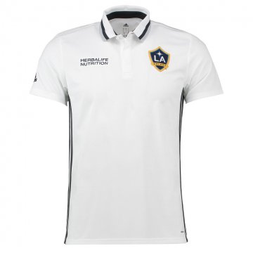 2017-18 Los Angeles Galaxy White Polo Shirt