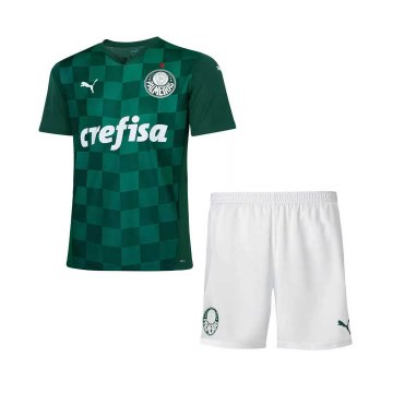 2021-22 Palmeiras Home Football Kit (Shirt + Short) Kid's [2020128016]