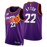 Deandre Ayton #22 Phoenix Suns 2022-23 Purple Jerseys - Classic Edition Men's