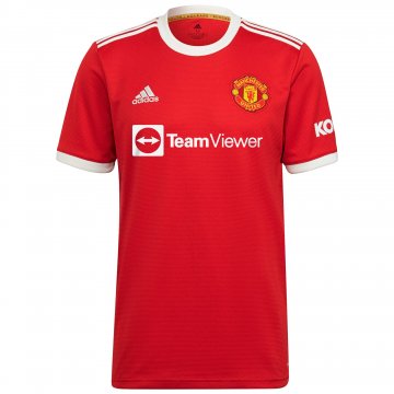 #Player Version Manchester United 2021-22 Home Men's Soccer Jerseys
