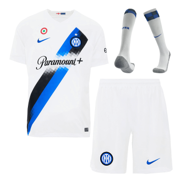 Inter Milan 2023-24 Away Soccer Jerseys + Short + Socks Men's