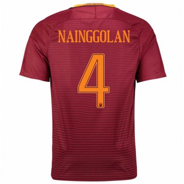 2016-17 Roma Home Red Football Jersey Shirts Nainggolan #4