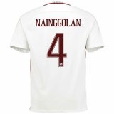 2016-17 Roma Away White Football Jersey Shirts Nainggolan #4