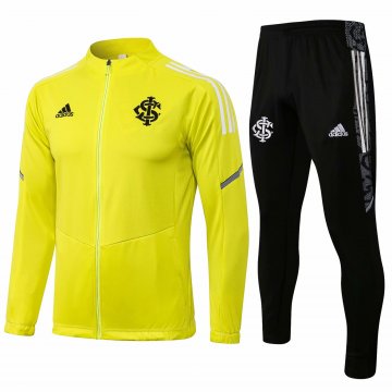 2021-22 S. C. Internacional Yellow Football Training Suit (Jacket + Pants) Men's [20210614151]