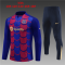 Barcelona 2024-25 Red - Blue Soccer Training Suit Kid's