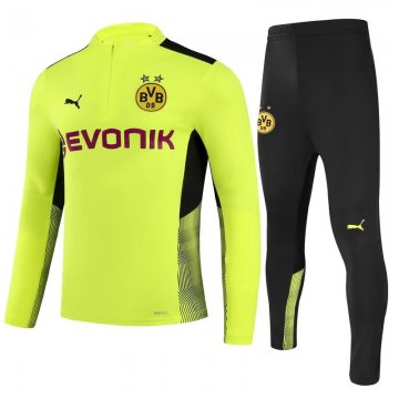 Borussia Dortmund 2021-22 Green Soccer Training Suit Men's