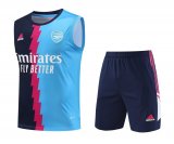 Arsenal 2023-24 Blue Soccer Singlet + Short Men's